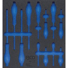Insert de Servante d Atelier 2/3 Vide - Dimensions 38,5x41,5x4,5 cm - Compatible Art. 4122 - Organisation et Praticité - BGS