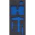 Insert de Servante d Atelier 1/3 Vide - 20,3x3,9x41,1 cm - Compatible Art. 4124 - Organisation et Praticité - BGS
