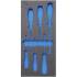 Insert de Servante d Atelier 1/3 Vide - Dimensions 19,3x4,2x40,5 cm - Compatible Servante 4131 - Organisation Optimale - BGS