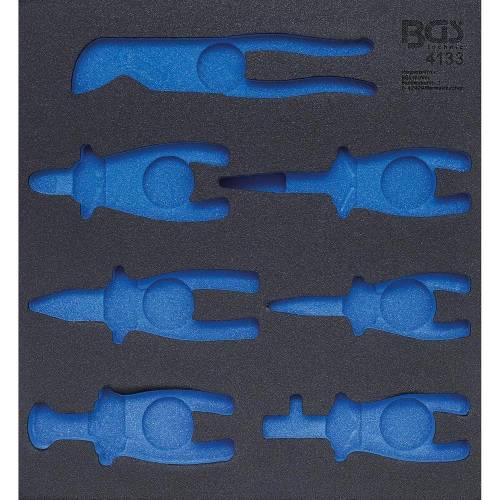 Insert de Servante d Atelier 2/3 Vide - Dimensions 37,9x4,5x41,2 cm - Compatible Servante 4133 - Organisation et Praticité - BGS
