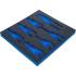 Insert de Servante d Atelier 2/3 Vide - Dimensions 37,9x4,5x41,2 cm - Compatible Servante 4133 - Organisation et Praticité - BGS