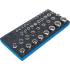 Insert de Servante d Atelier 1/3 - 26 pcs Douilles Six Pans Longues 11-22 mm, Profil E10-E22 - Compatible 1/4, 3/8 et - D-Work
