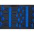 Insert de Servante d Atelier 3/3 Vide - 41 x 570 x 41 mm - Compatible Servante 4148 - Organisation Optimale - D-Work