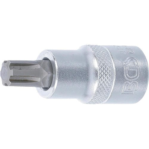 Douille à Embouts 12,5 mm (1/2 ) Profil Cannelé M10 Précision et Robustesse - BGS