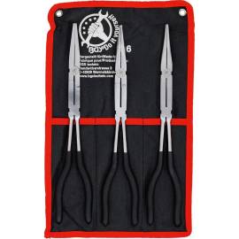 Jeu de Pinces à Double Charnière 3 pcs - Acier, Précision et Robustesse, Pro - D-Work