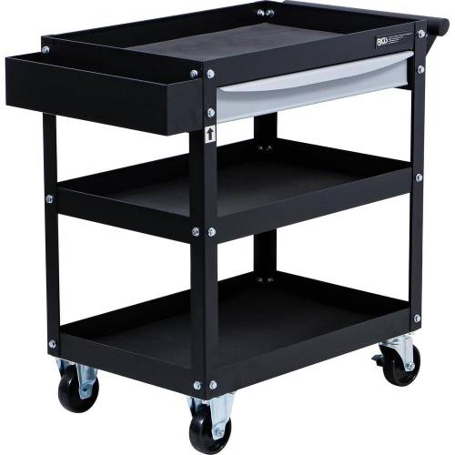 Servante d Atelier 1 Tiroir Ouvert - 54,1x25,6x75,2 cm - Acier Robuste - Organisation et Mobilité - BGS