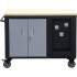 Servante d Atelier - 2 x 5 Tiroirs, 1 Armoire - Vide, Robuste et Spacieuse - Organisation Optimale - D-Work