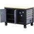 Servante d Atelier - 2 x 5 Tiroirs, 1 Armoire - Vide, Robuste et Spacieuse - Organisation Optimale - BGS