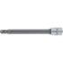 Douille à Embouts 100 mm - 6,3 mm (1/4), Profil Torx T30 Percé - Précision et Durabilité, Acier - D-Work