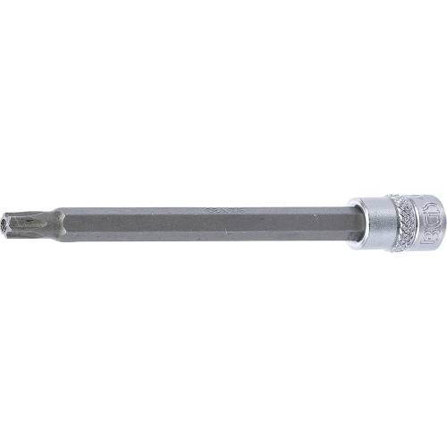 Douille à Embouts 100 mm - 6,3 mm (1/4 ), Profil Torx T30 Percé - Précision et Durabilité - BGS