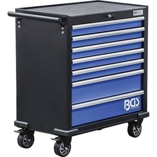 Servante d Atelier XL 7 Tiroirs - 52x89x76 cm - Grande Capacité et Mobilité - BGS