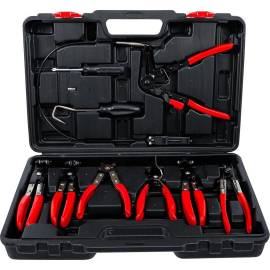 Jeu de Pinces pour Colliers 10 Pièces - Acier Résistant - Précision et Durabilité - BGS