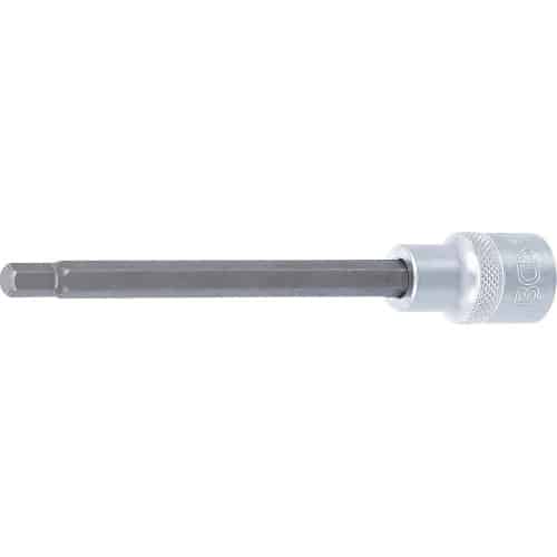 Douille à Embouts 140 mm - 12,5 mm (1/2 ), Six Pans Intérieurs 7 mm - Précision et Robustesse - BGS