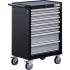 Servante d Atelier 7 Tiroirs - 52 x 74 x 92,5 cm - Vide, Robuste et Mobile - Acier, Pro - D-Work