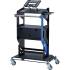 Table de Diagnostic Mobile - 52 x 13 x 98,5 cm - Structure Robuste et Mobilité Optimale, Acier - D-Work