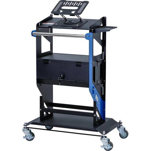 Table de Diagnostic Mobile - 52x13x98,5 cm - Structure Robuste et Mobilité Optimale - BGS