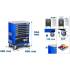 Servante d Atelier 7 Tiroirs 53,5 x 113 x 73,5 cm - Vide, Robuste et Mobile, Acier, Pro - D-Work