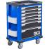 Servante d Atelier 7 Tiroirs - 54,5 x 98 x 74 cm - Vide, Robuste et Mobile - Acier, Pro - D-Work