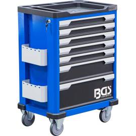 Servante d Atelier 7 Tiroirs - 54,5x98x74 cm - Vide, Robuste et Mobile - - BGS