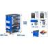 Servante d Atelier 7 Tiroirs - 54,5x98x74 cm - Vide, Robuste et Mobile - - BGS