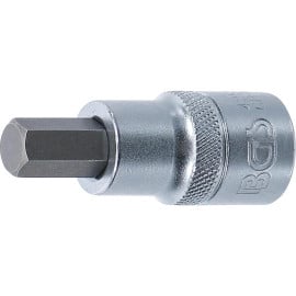 Douille à Embouts 12,5 mm (1/2 ) - Six Pans Intérieurs 10 mm - Précision et Robustesse - BGS