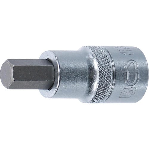 Douille à Embouts 12,5 mm (1/2 ) - Six Pans Intérieurs 10 mm - Précision et Robustesse - BGS