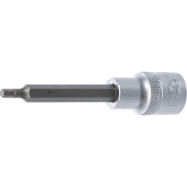 Douille à Embouts 100 mm - 12,5 mm (1/2), Six Pans Intérieurs 4 mm - Précision et Robustesse, Acier - D-Work