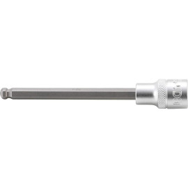 Douille à Embouts 140 mm - 12,5 mm (1/2) Six Pans Intérieurs avec Tête Sphérique 8 mm - Précision et Polyvalence - D-Work