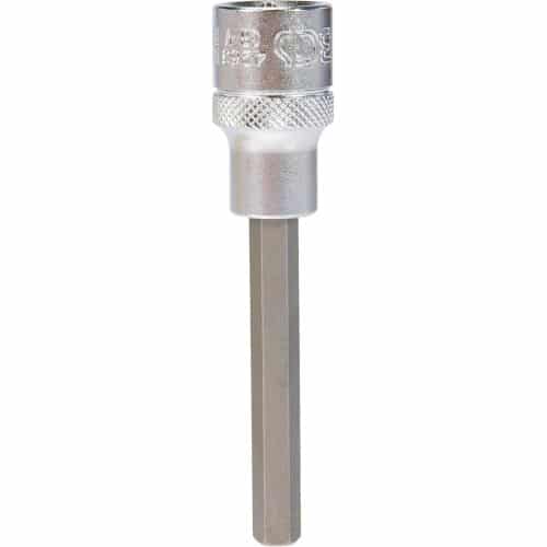 Douille à Embouts 100 mm - 12,5 mm (1/2), Six Pans Intérieurs 8 mm - Précision et Robustesse, Acier - D-Work