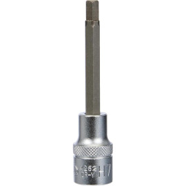 Douille à Embouts 100 mm - 12,5 mm (1/2), Six Pans Intérieurs 7 mm - Précision et Robustesse, Acier - D-Work