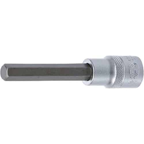 Douille à Embouts 100 mm - 12,5 mm (1/2), Six Pans Intérieurs 10 mm - Précision et Robustesse - D-Work