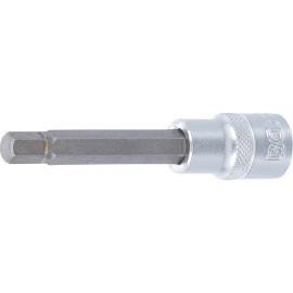 Douille à Embouts 100 mm - 12,5 mm (1/2), Six Pans Intérieurs 9 mm - Précision et Robustesse, Acier - D-Work