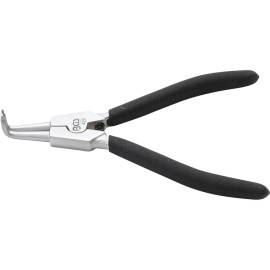 Pince à Circlips Courbée 180 mm - Pour Circlips Intérieurs - Précision et Maniabilité - Acier - D-Work