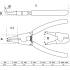 Pince à Circlips Courbée 180 mm - Pour Circlips Intérieurs - Précision et Maniabilité - Acier - D-Work