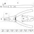 Pince à Circlips Courbée 180 mm - Pour Circlips Intérieurs - Précision et Maniabilité - - BGS