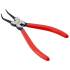 Pince à Circlips Courbée 180 mm - Pour Circlips Intérieurs - Précision et Maniabilité - - BGS