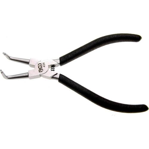 Pince à Circlips Courbée 180 mm - Pour Circlips Extérieurs - Précision et Maniabilité - BGS