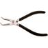 Pince à Circlips Courbée 180 mm - Pour Circlips Extérieurs - Précision et Maniabilité, Acier, Pro - D-Work