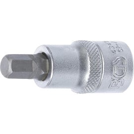 Douille à Embouts 12,5 mm (1/2 ) - Six Pans Intérieurs 9 mm - - Précision et Robustesse - BGS