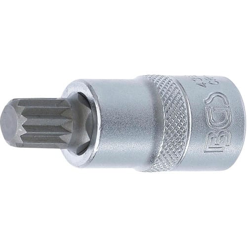 Douille à Embouts 12,5 mm (1/2 ) - Denture Multiple Intérieure XZN M12 - Précision et Robustesse - BGS