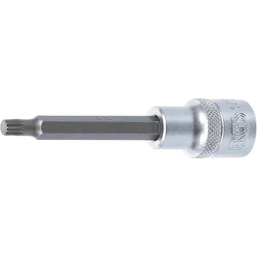 Douille à Embouts 100 mm - 12,5 mm (1/2) Denture Multiple Intérieure XZN M6 - Précision et Robustesse - D-Work