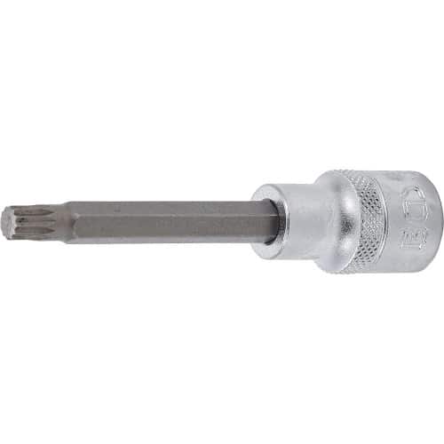 Douille à Embouts 100 mm - 12,5 mm (1/2) Denture Multiple Intérieure XZN M8 - Précision et Robustesse - D-Work