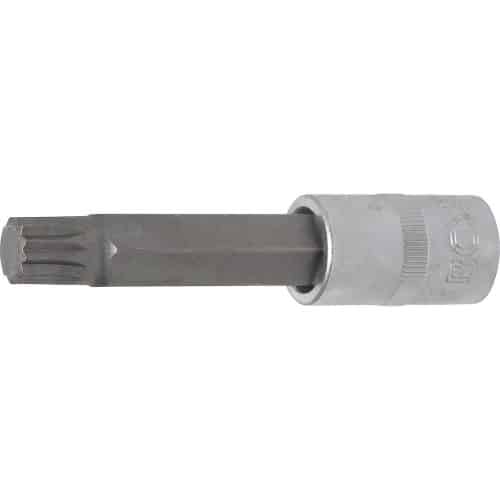 Douille à Embouts 100 mm - 12,5 mm (1/2 ), Denture Multiple Intérieure XZN M14 - Précision et Robustesse - BGS