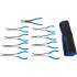 Jeu de Pinces Extra Longues 9 pcs - Bec L., Plates et Capuchon de Bougie d Allumage - Précision et Accessibilité - D-Work