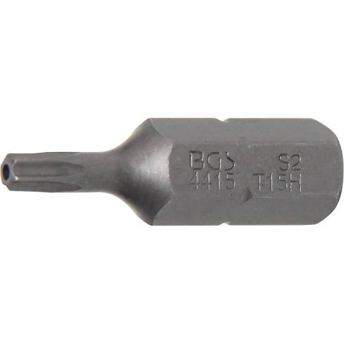Embout 8 mm Longueur 30 mm - Profil T Torx avec Perçage T15 - Précision et Compatibilité - BGS
