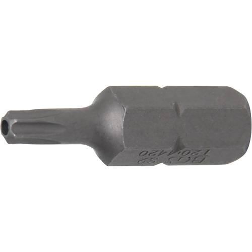 Embout Torx T20 8 mm - Longueur 30 mm, Profil T avec Perçage - Précision et Durabilité - BGS