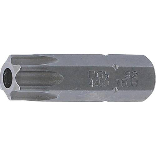 Embout Torx T50 30 mm - Profil T 8 mm (5/16 ), Perçage - Précision et Durabilité - BGS