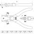 Pince pour Circlips Intérieurs 165 mm - Acier, Précision et Robustesse, Zones Difficiles - D-Work