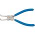 Pince pour Circlips Coudée 175 mm - Circlips Intérieurs - Précision et Maniabilité, Acier, Zones Difficiles - D-Work