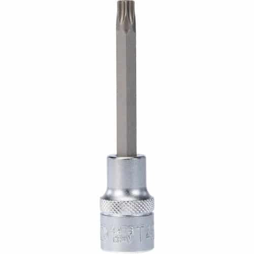 Douille à Embouts 100 mm - 12,5 mm (1/2), Profil Torx T45 - Précision et Robustesse, Acier - D-Work